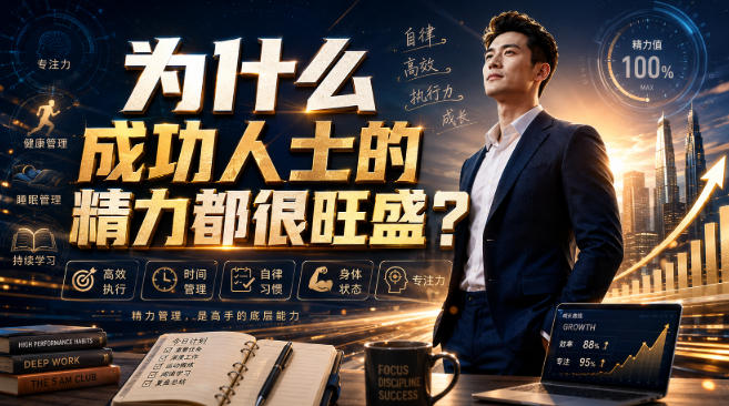 付费文章：为什么成功人士的精力都很旺盛？-优优云创网
