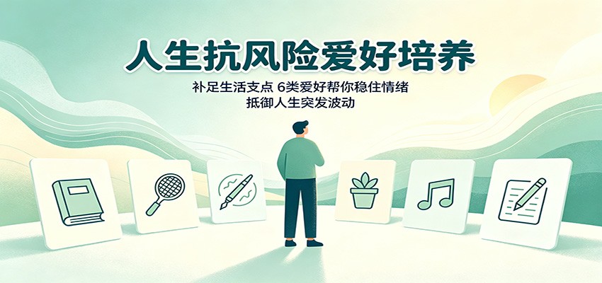 人生抗风险爱好培养:补足生活支点,6类爱好帮你稳住情绪,抵御人生突发波动-优优云创网