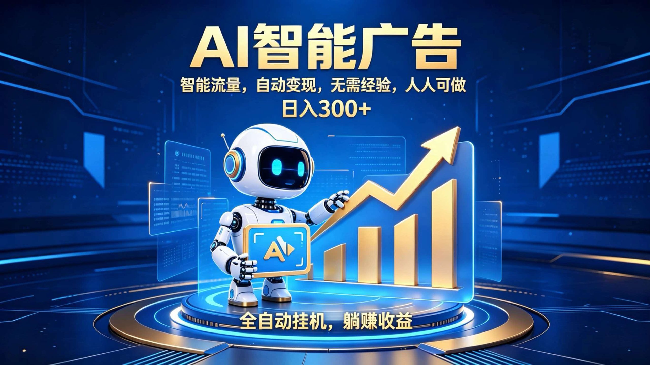 轻资产新赛道,全自动AI广告,打造持续收益-优优云创网