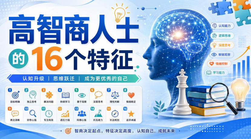 付费文章：高智商人士的16个特征-优优云创网