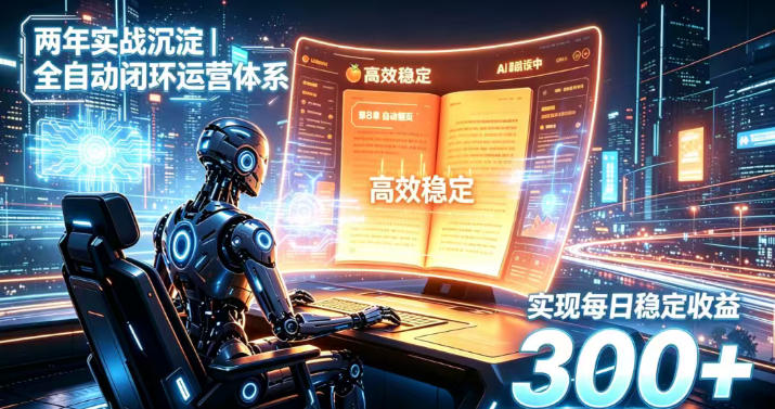 20260816001323299-1367e07663be7d6efb1275a0ea6809ad 两年实战沉淀|全自动闭环运营体系,实现每日稳定收益300+【揭秘】
