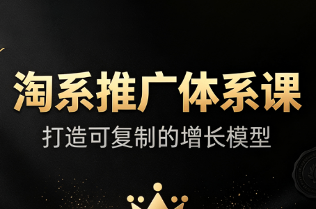 大山·淘系推广体系课-优优云创网