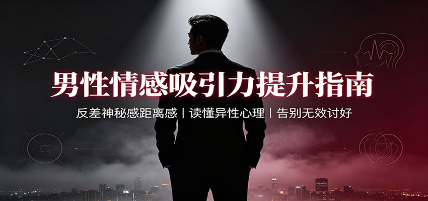 男性情感吸引力提升指南:反差神秘感距离感,读懂异性心理,告别无效讨好-优优云创网