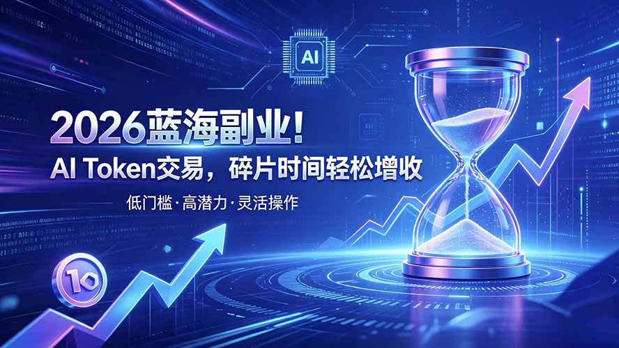 AI Token算力赛道！普通人可入局的数字副业-优优云创网