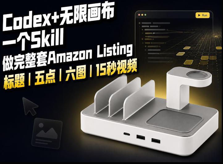 我用一个Codex Skill做完Amazon Listing：标题、五点、六图和视频全流程-优优云创网