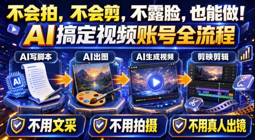 AI短视频起号实战项目,用AI做视频起号,45天涨粉12W,一条广告8.5k,广告接到手软,引流、变现两不误!-优优云创网