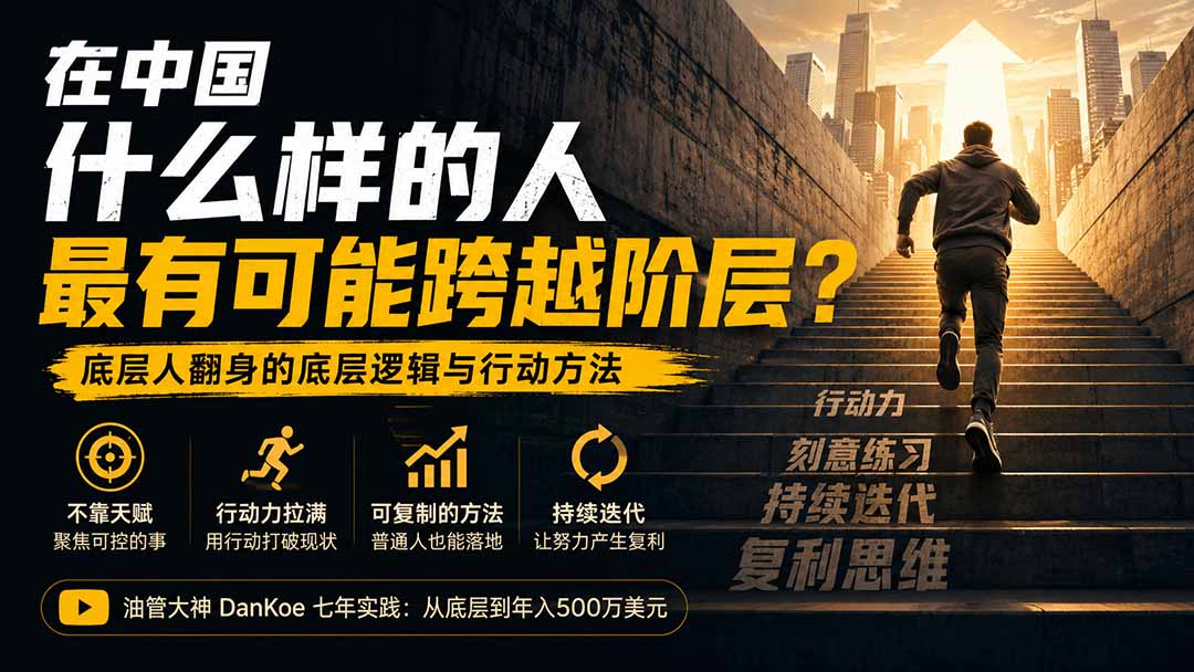 付费文章:在中国什么样的人最有可能跨越阶层?底层人翻身的方法!-优优云创网