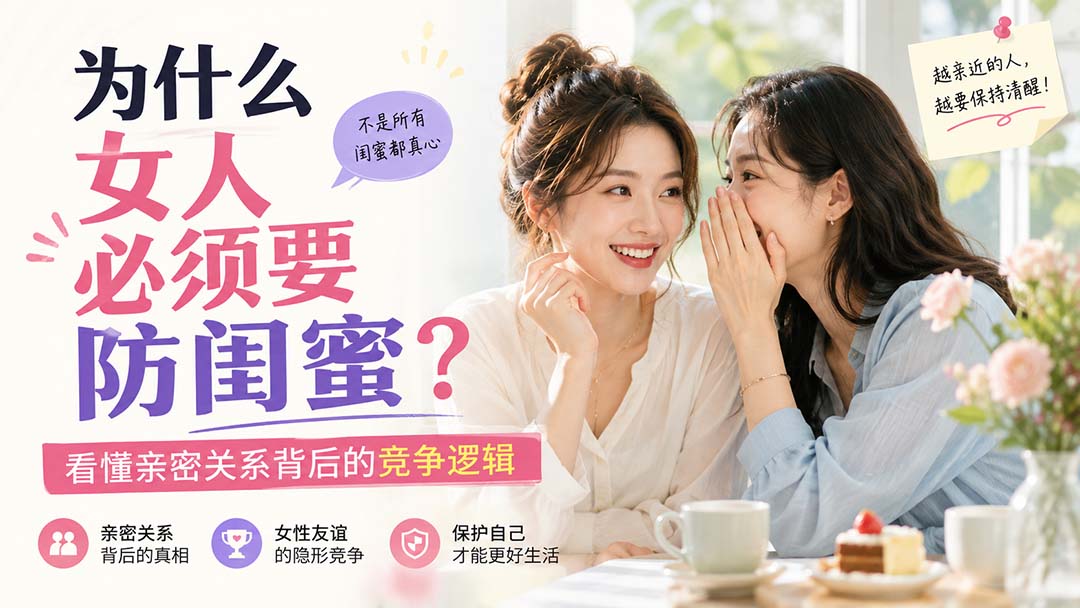 付费文章:为什么女人必须要防闺蜜?看懂亲密关系背后的竞争逻辑-优优云创网