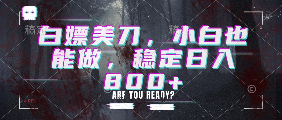 白嫖美刀，小白也能做，稳定日入800+-优优云创网