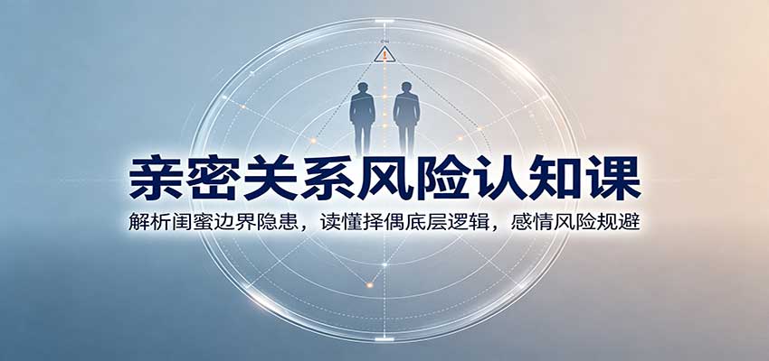 亲密关系风险认知课：解析闺蜜边界隐患，读懂择偶底层逻辑，感情风险规避-优优云创网