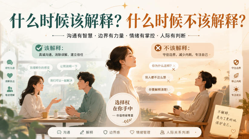 付费文章：什么时候该解释？什么时候不该解释？-优优云创网