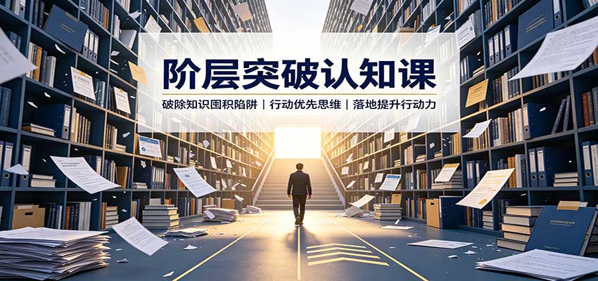 阶层突破认知课:破除知识囤积陷阱,行动优先思维,落地提升行动力-优优云创网
