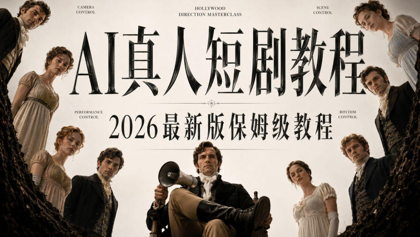 AI真人短剧制作全流程，AI视频大佬专为零基础研制的AI短剧教程，保姆级教程，新手一学就会！-优优云创网
