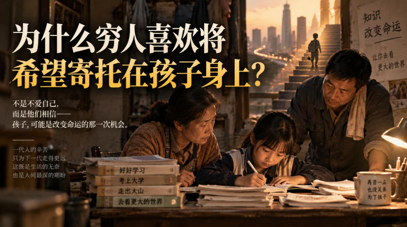 20260908165131122-3cc7cace00944ee17339e972376d1883 某社群精品文章:为什么穷人喜欢将希望寄托在孩子身上?