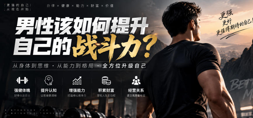 付费文章:男性该如何提升自己的战斗力?-优优云创网