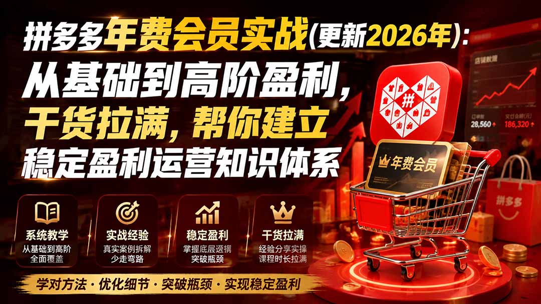 拼多多年费会员实战(更新0914-优优云创网
