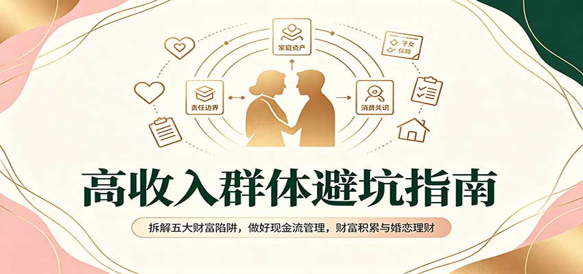 高收入群体避坑指南:拆解五大财富陷阱,做好现金流管理,财富积累与婚恋理财-优优云创网
