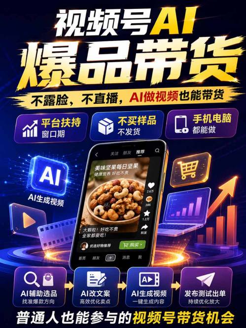 20260918180234757-7992dd548a33c8d458b251af39f57470 视频号Ai爆品带货,不露脸、不直播、不买样品、不开店、不发货,AI做视频也能带货,轻松单日佣金1k+