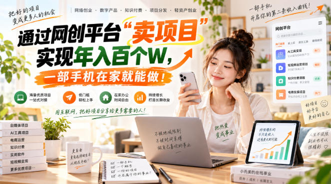 【教副业兼职课程】实现月入1-5W！毫无保留的全部教给你，长期稳定项目！-优优云创网