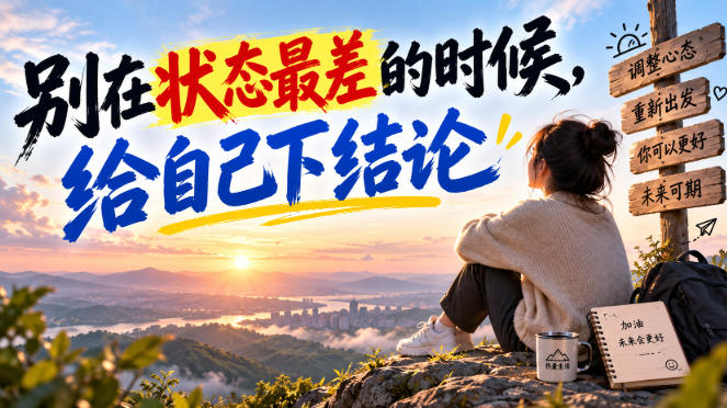 某公众号付费文章：别在状态最差的时候，给自己下结论-优优云创网