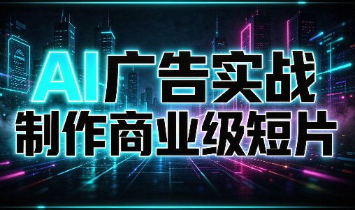 AI广告实战制作商业级短片-优优云创网