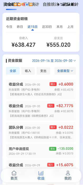 20261010161133872-7c64550d54279e2b782c370a2a0be768 抖音星图漫剧短剧自刷广告撸收益,一个号单机50-150之间,可批量操作放大收益