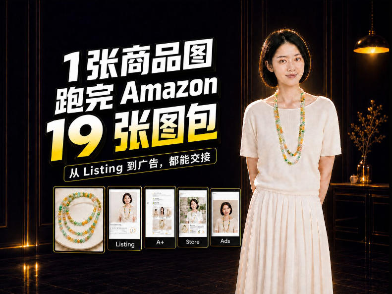 一张商品图，怎么做成Amazon 19张完整图包？我把整个流程跑了一遍-优优云创网