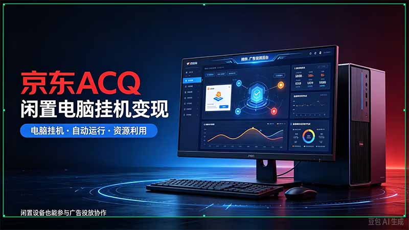 京东ACQ是什么?闲置电脑挂机采集项目拆解-优优云创网