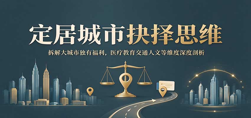 定居城市抉择思维：拆解大城市独有福利，医疗教育交通人文等维度深度剖析-优优云创网