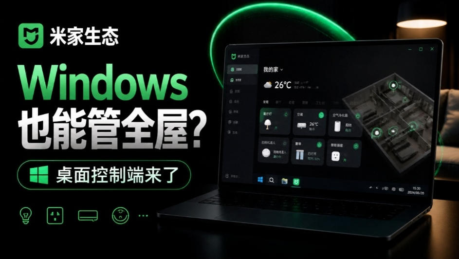 Windows电脑也能管全屋？这下真省心，米家生态桌面控制端来了，Github最新开源，MiHome-Windows-优优云创网