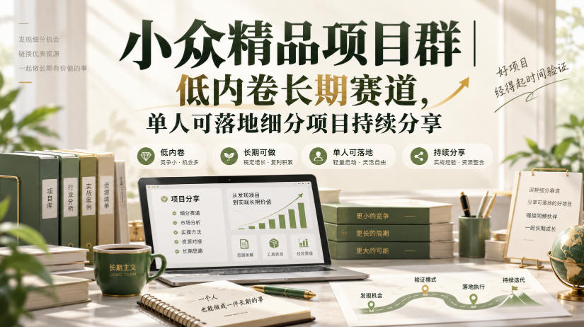 20261030153132838-fd1eed4e984d9ac88168448c6fa04ad3 小众精品项目群|低内卷长期赛道,单人可落地细分项目持续分享