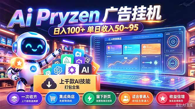 Pyrzen广告挂机, 全自动挂机风口项目, 单日50-95/天 虽然不是很暴力但是很稳-优优云创网