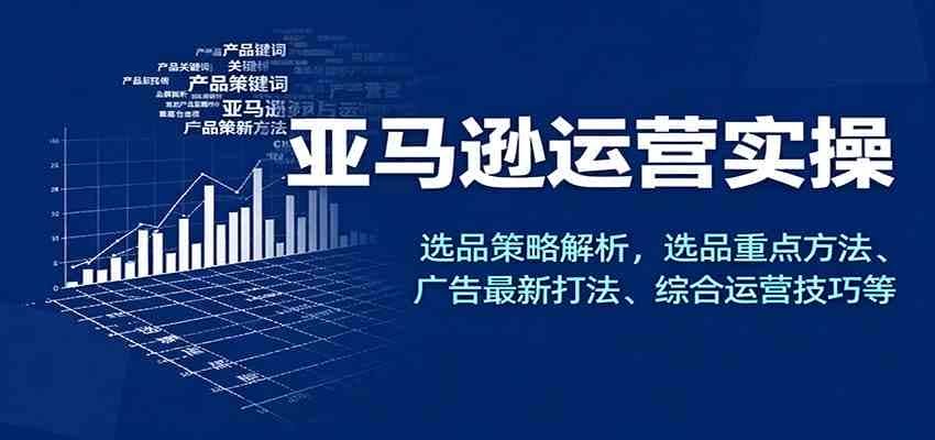 亚马逊运营实操，选品策略解析，选品重点方法、广告最新打法、综合运营技巧等-优优云创网
