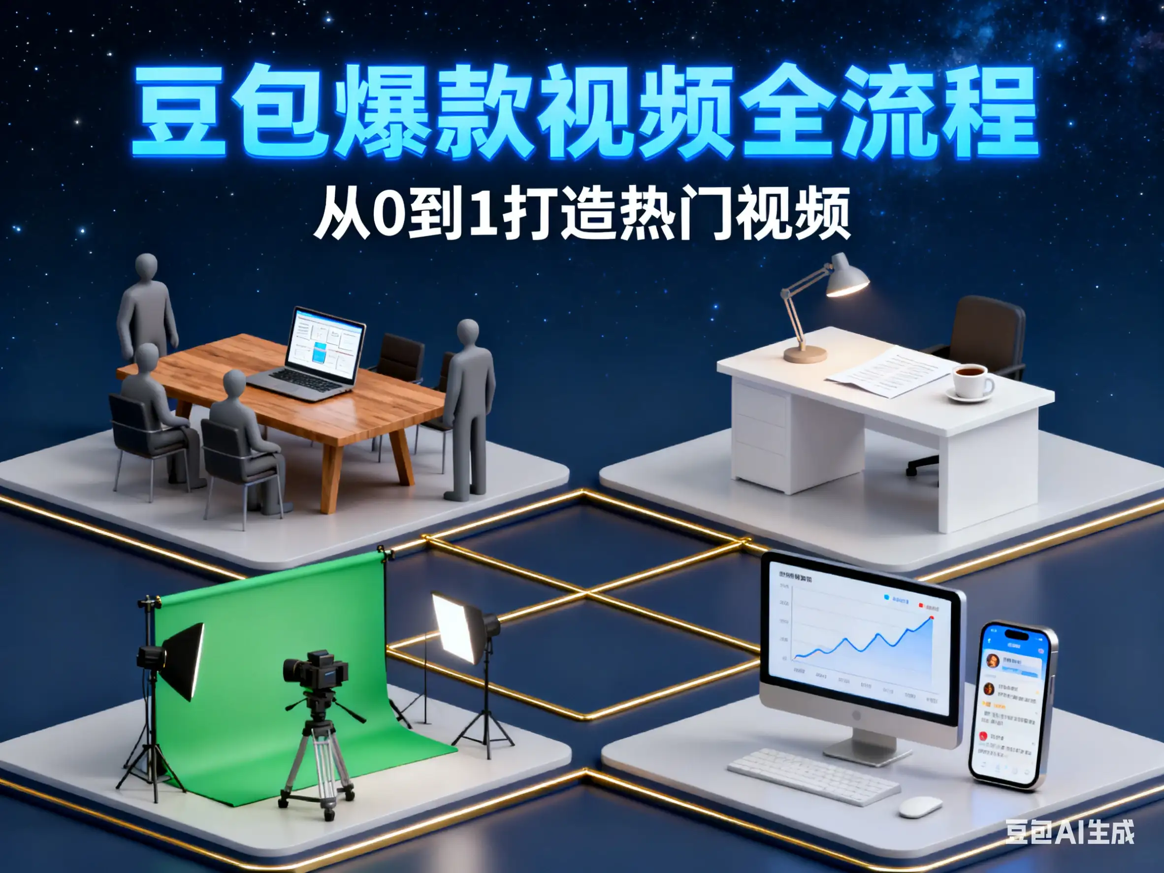 豆包爆款视频全流程-优优云创网