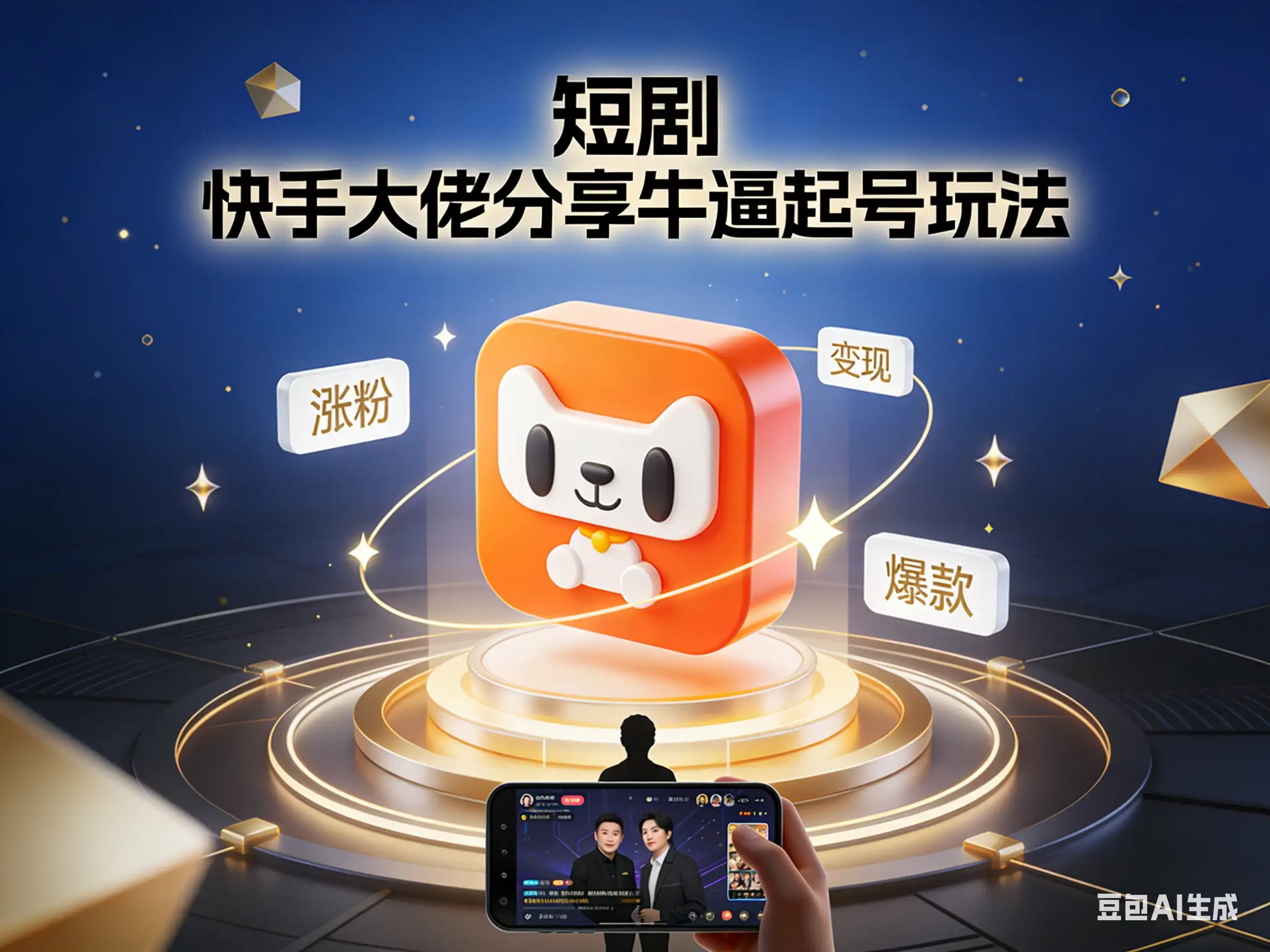 短剧 快手大佬分享牛逼起号玩法-优优云创网
