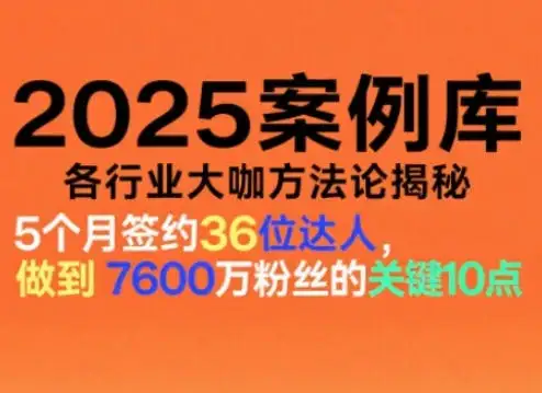 【精】2025案例库，收录各行业大咖的方法论，各行业大咖方法论揭秘-优优云创网