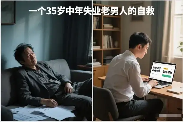 付费文章:一个35岁中年失业老男人的自救 付费文章:一个35岁中年失业老男人的自救