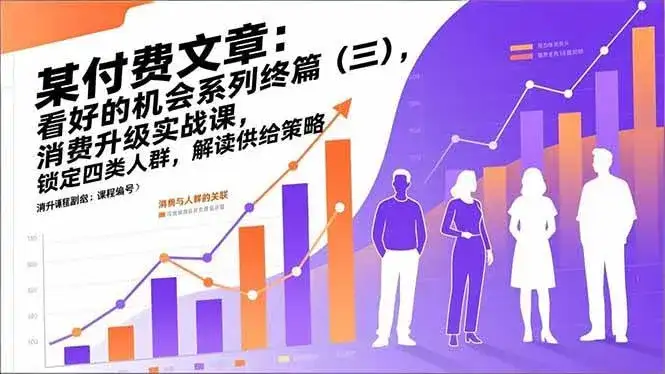 (17004期)某付费文章:看好的机会系列终篇(三),消费升级实战课,锁定四类人群,解读供给策略 (17004期)某付费文章:看好的机会系列终篇(三),消费升级实战课,锁定四类人群,解读供给策略