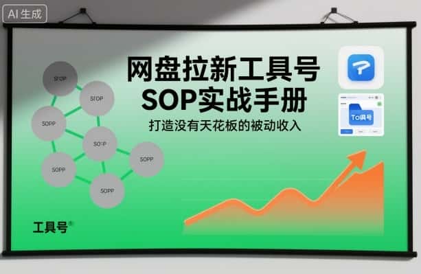 网盘拉新工具号SOP实战手册,打造没有天花板的被动收入 网盘拉新工具号SOP实战手册,打造没有天花板的被动收入