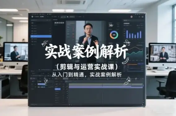 剪辑与运营实战课,从入门到精通,实战案例解析(更新2026)-优优云创网