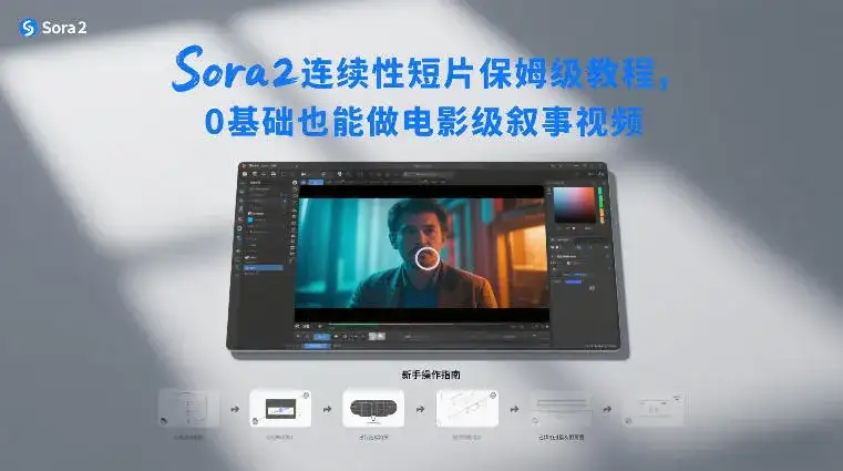 Sora2连续性短片保姆级教程,0基础也能做电影级叙事视频-优优云创网