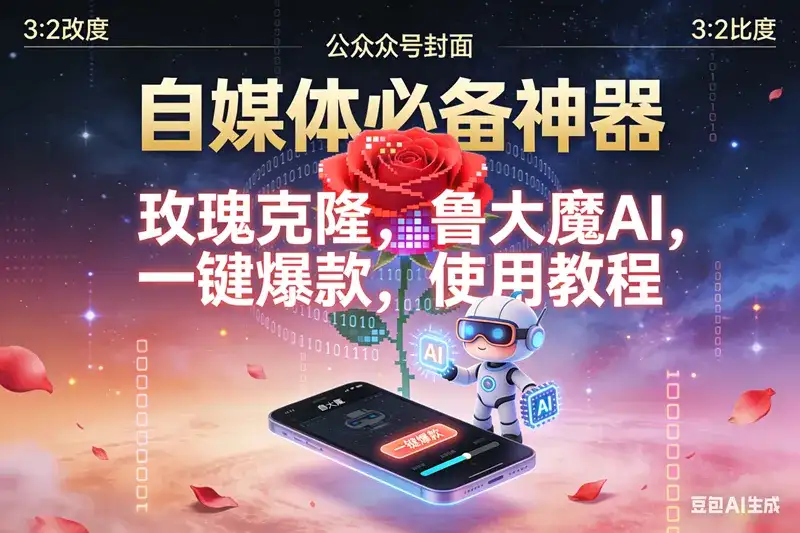 (16912期)玫瑰克隆神器,鲁大魔,ai,自媒体必备软件,一键爆款工具,详细教程 (16912期)玫瑰克隆神器,鲁大魔,ai,自媒体必备软件,一键爆款工具,详细教程
