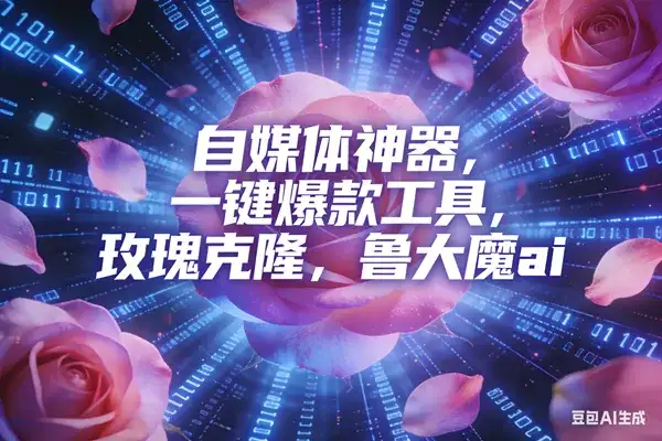 (16949期)ai鲁大魔,自媒体必备的软件,玫瑰克隆神器,一键爆款,详细教程 (16949期)ai鲁大魔,自媒体必备的软件,玫瑰克隆神器,一键爆款,详细教程