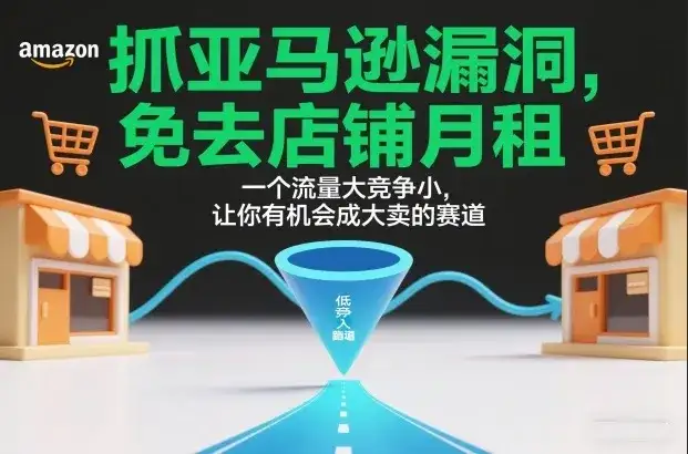 抓亚马逊漏洞，免去店铺月租，一个流量大竞争小，让你有机会成大卖的赛道-优优云创网