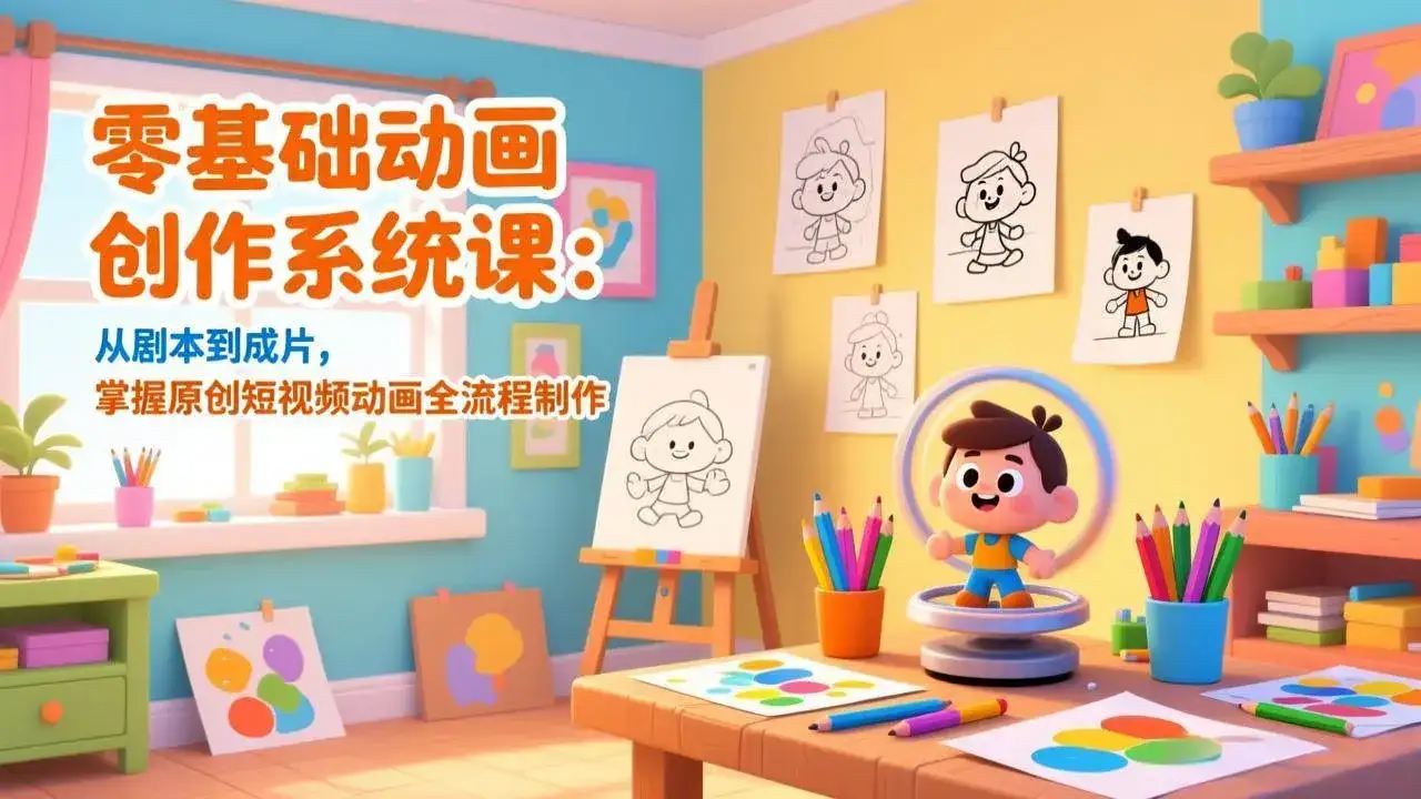 (17161期)零基础动画创作系统课:从剧本到成片,掌握原创短视频动画全流程制作 (17161期)零基础动画创作系统课:从剧本到成片,掌握原创短视频动画全流程制作