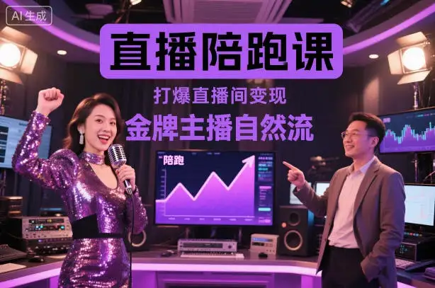 【精】直播陪跑课,金牌主播自然流打爆直播间,复制高变现玩法 【精】直播陪跑课,金牌主播自然流打爆直播间,复制高变现玩法