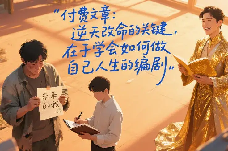 付费文章：逆天改命的关键，在于学会如何做自己人生的编剧-优优云创网