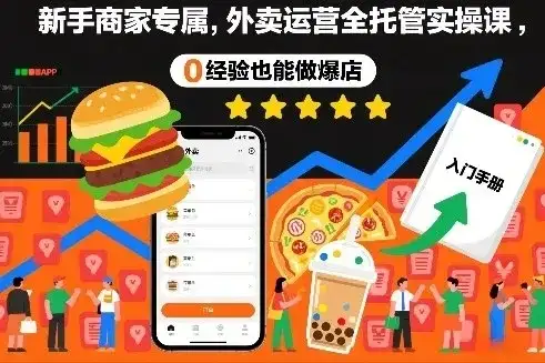 【精】新手商家专属，外卖运营全托管实操课，0经验也能做爆店-优优云创网