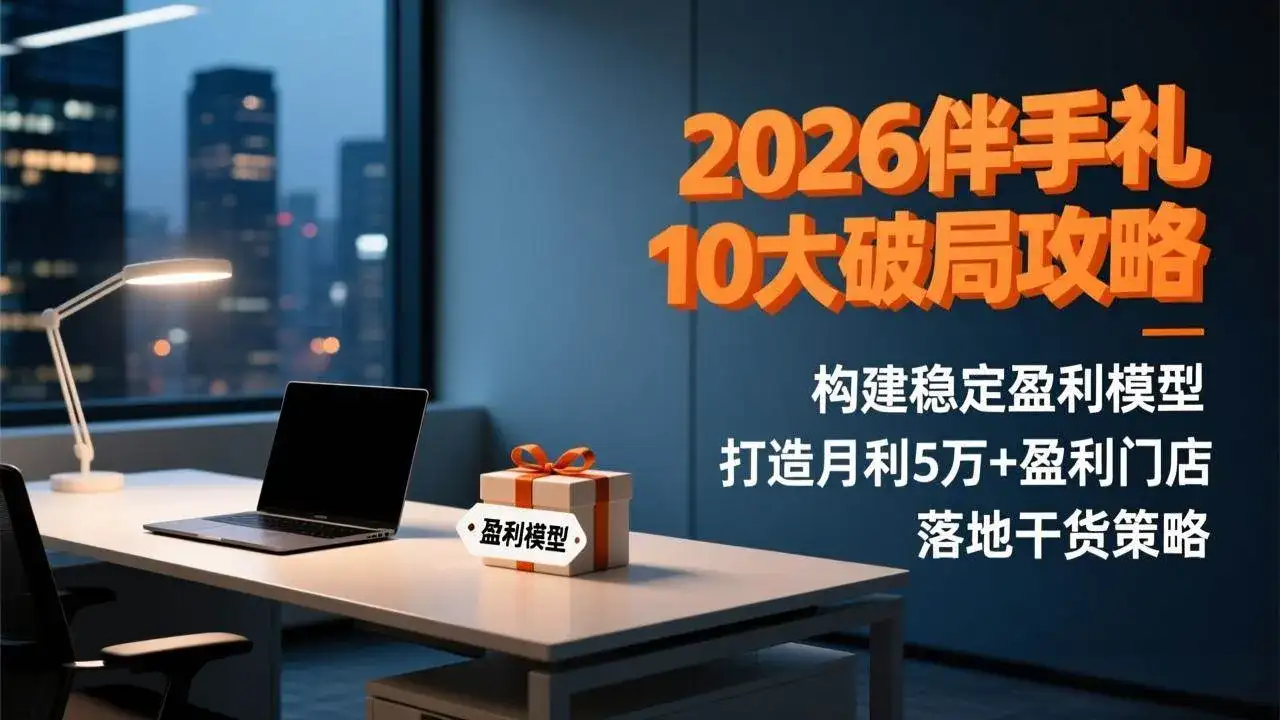 （17191期）2026伴手礼10大破局攻略：构建稳定盈利模型，打造月利5万+盈利门店，落地干货策略-优优云创网
