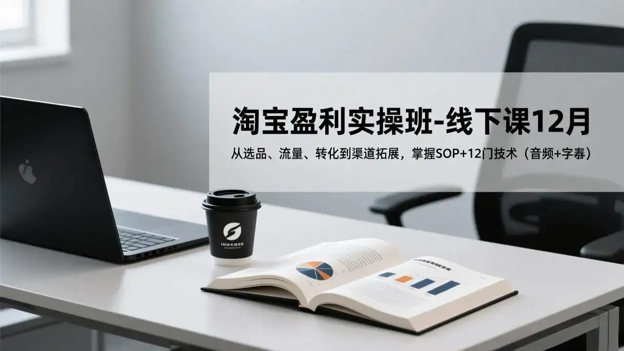 (17079期)淘宝盈利实操班-线下课12月,从选品、流量、转化到渠道拓展,掌握SOP+12门技术(音频+字幕) (17079期)淘宝盈利实操班-线下课12月,从选品、流量、转化到渠道拓展,掌握SOP+12门技术(音频+字幕)